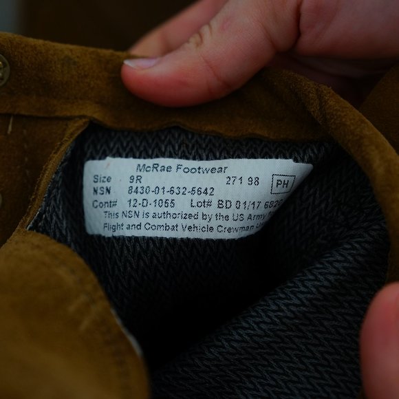 NWT Army Combat Boots Temperature Weather Mens Size 9R (Size 9 Regular) Tan - Picture 10 of 10